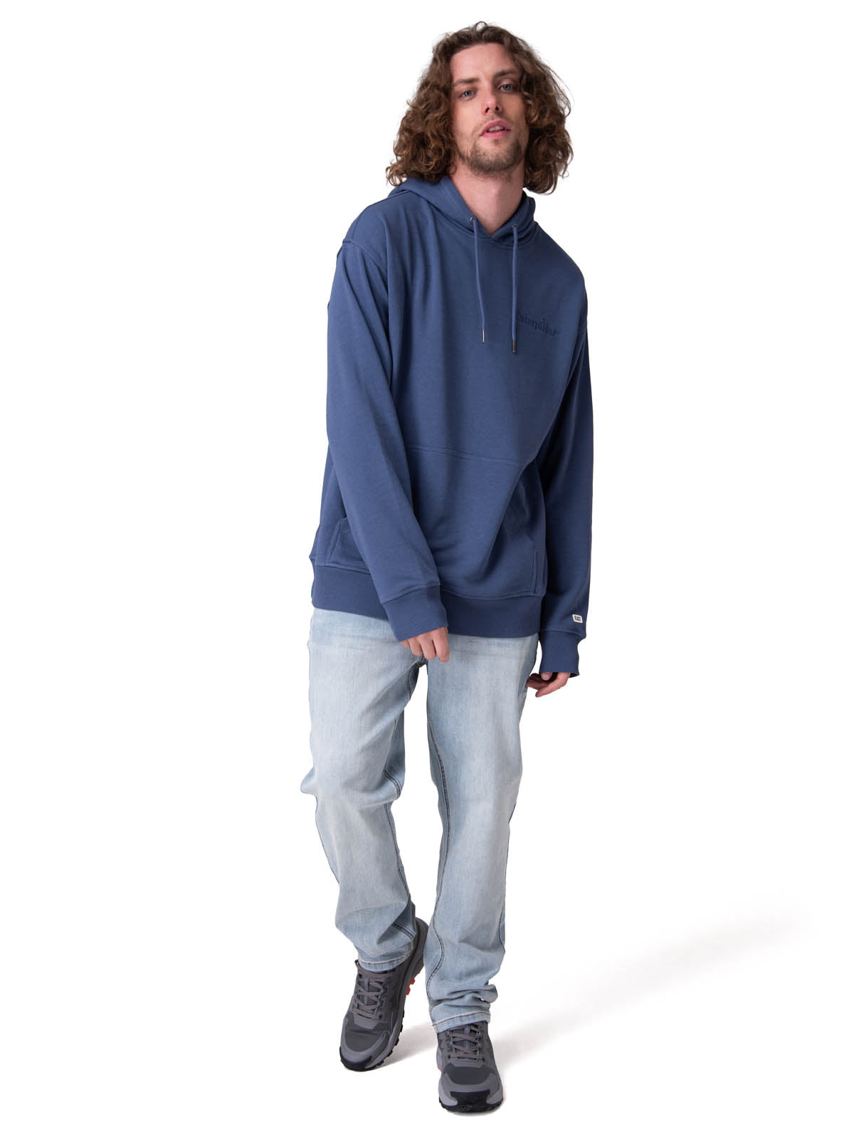 Poleron Hombre Relaxed French Terry Azul