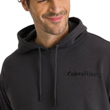 Polerón Con Gorro Hombre Relax French Terry Grafito CAT