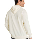 Polerón Con Gorro Hombre Relax French Terry Blanco CAT