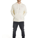 Polerón Con Gorro Hombre Relax French Terry Blanco CAT