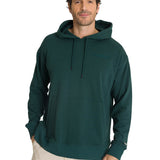 Polerón Con Gorro Hombre Relax French Terry Verde CAT