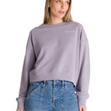 Polerón Crewneck Mujer Relaxed French Terry Lila CAT