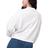 Polerón Mujer Relaxed French Terry Blanco Cat