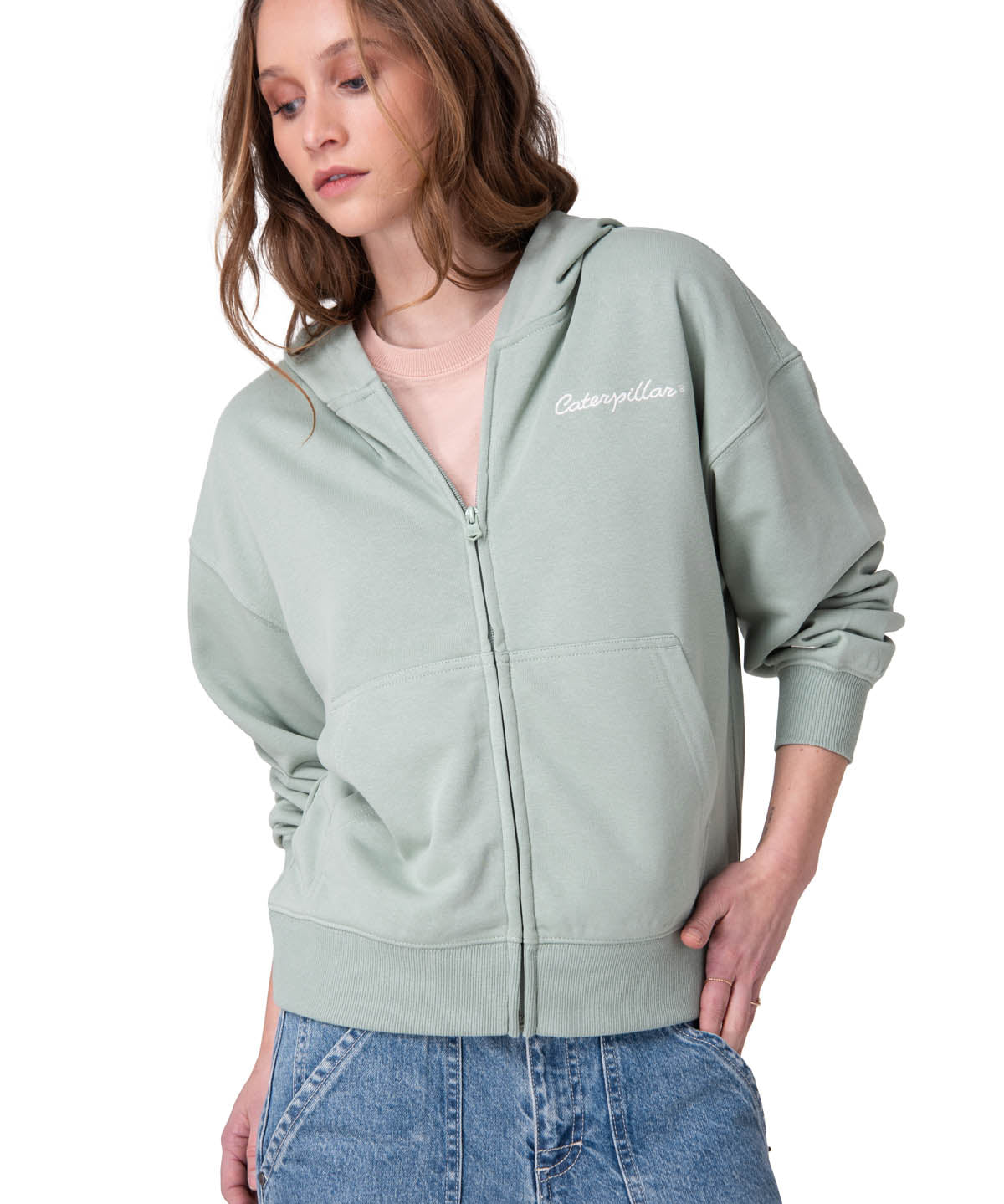 Poleron Mujer W Relaxed French Ter Verde