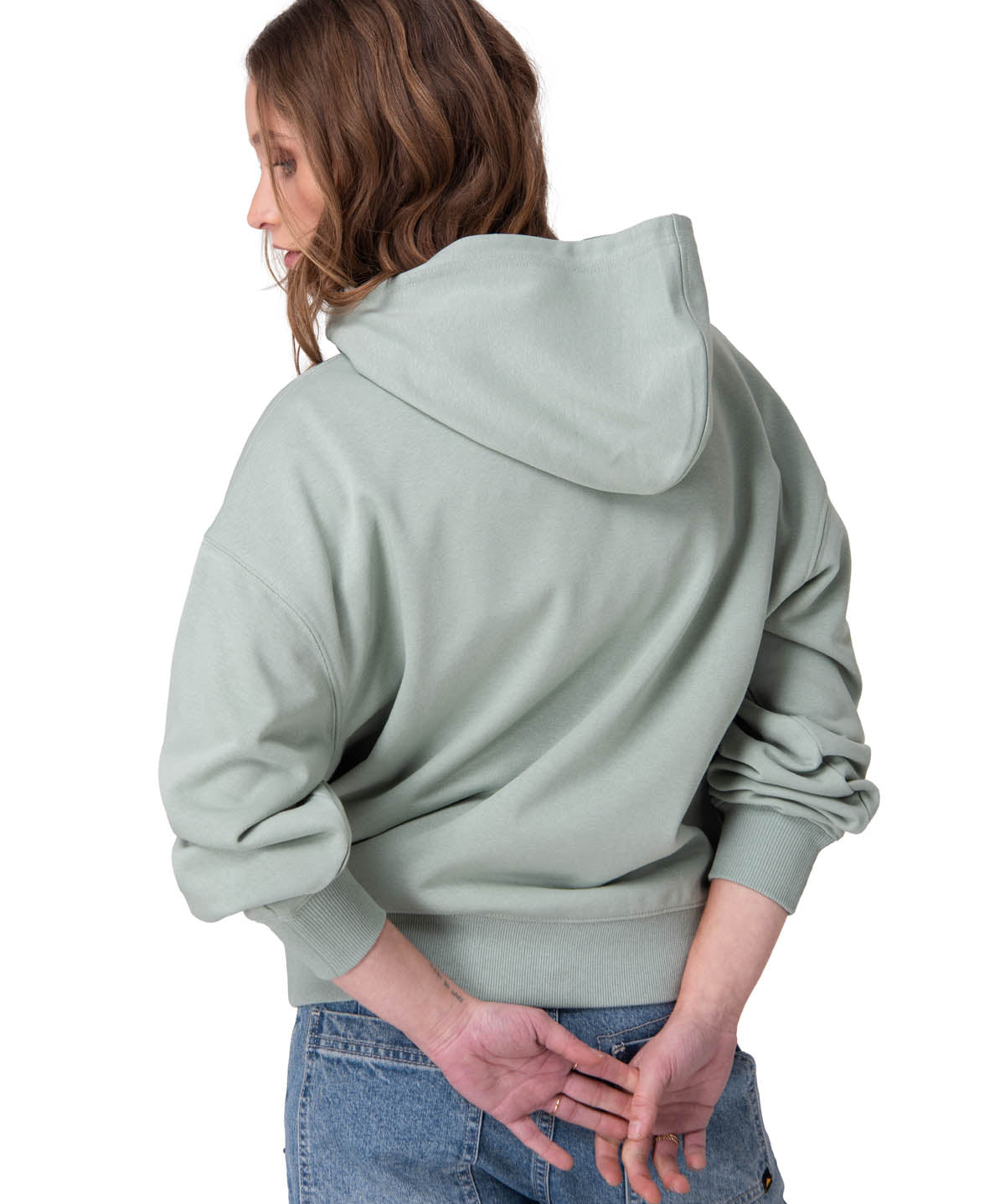 Poleron Mujer W Relaxed French Ter Verde