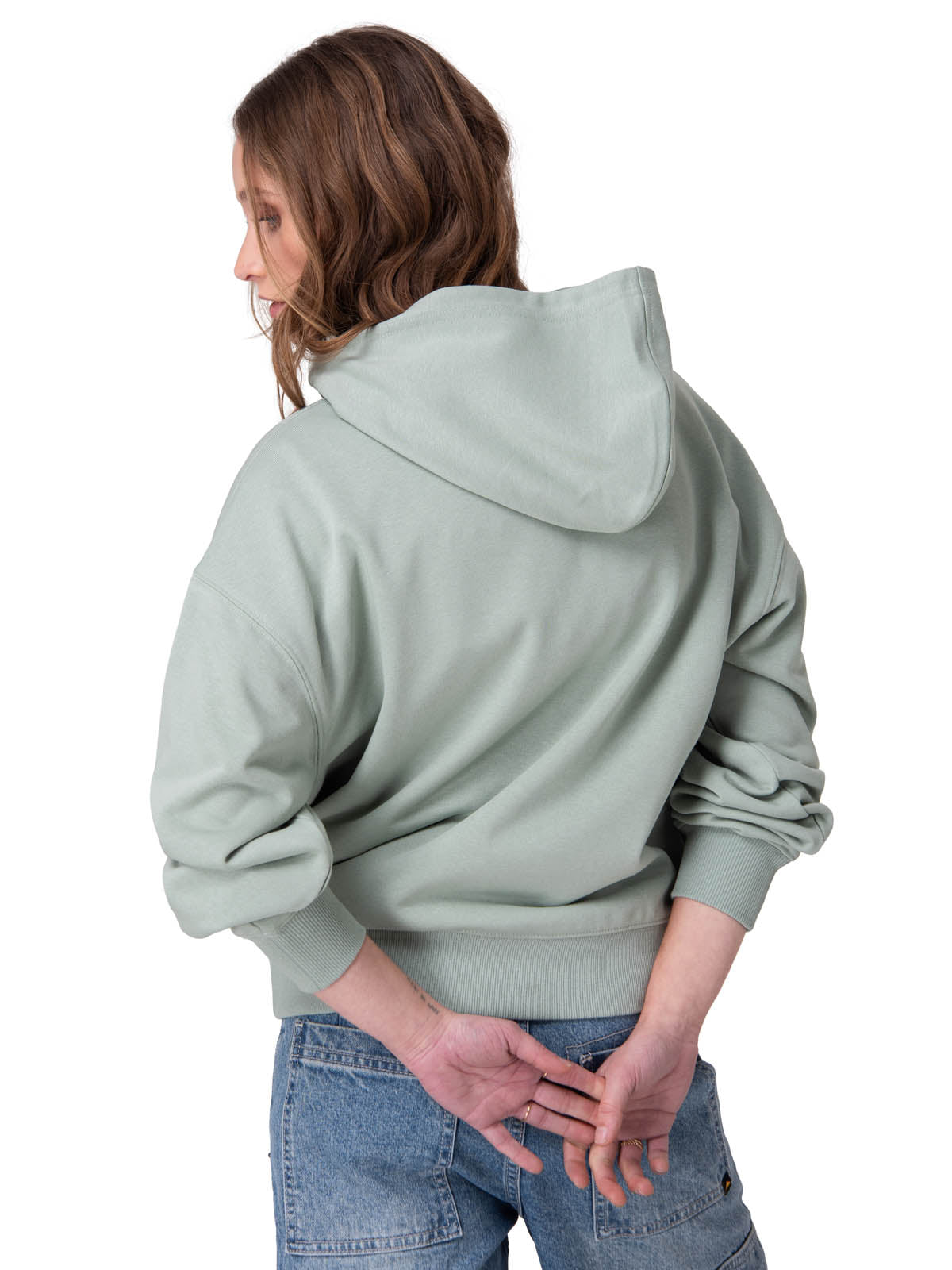 Poleron Mujer W Relaxed French Ter Verde
