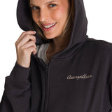 Polerón Crewneck Mujer Relaxed French Terry Negro CAT