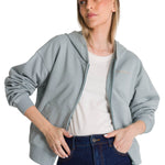 Polerón Crewneck Mujer Relaxed French Terry Celeste CAT