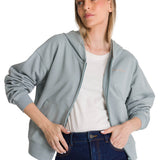 Polerón Crewneck Mujer Relaxed French Terry Celeste CAT