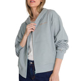 Polerón Crewneck Mujer Relaxed French Terry Celeste CAT