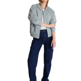 Polerón Crewneck Mujer Relaxed French Terry Celeste CAT