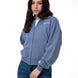 Polerón Mujer Relaxed French Terry Full Zip Azul Cat