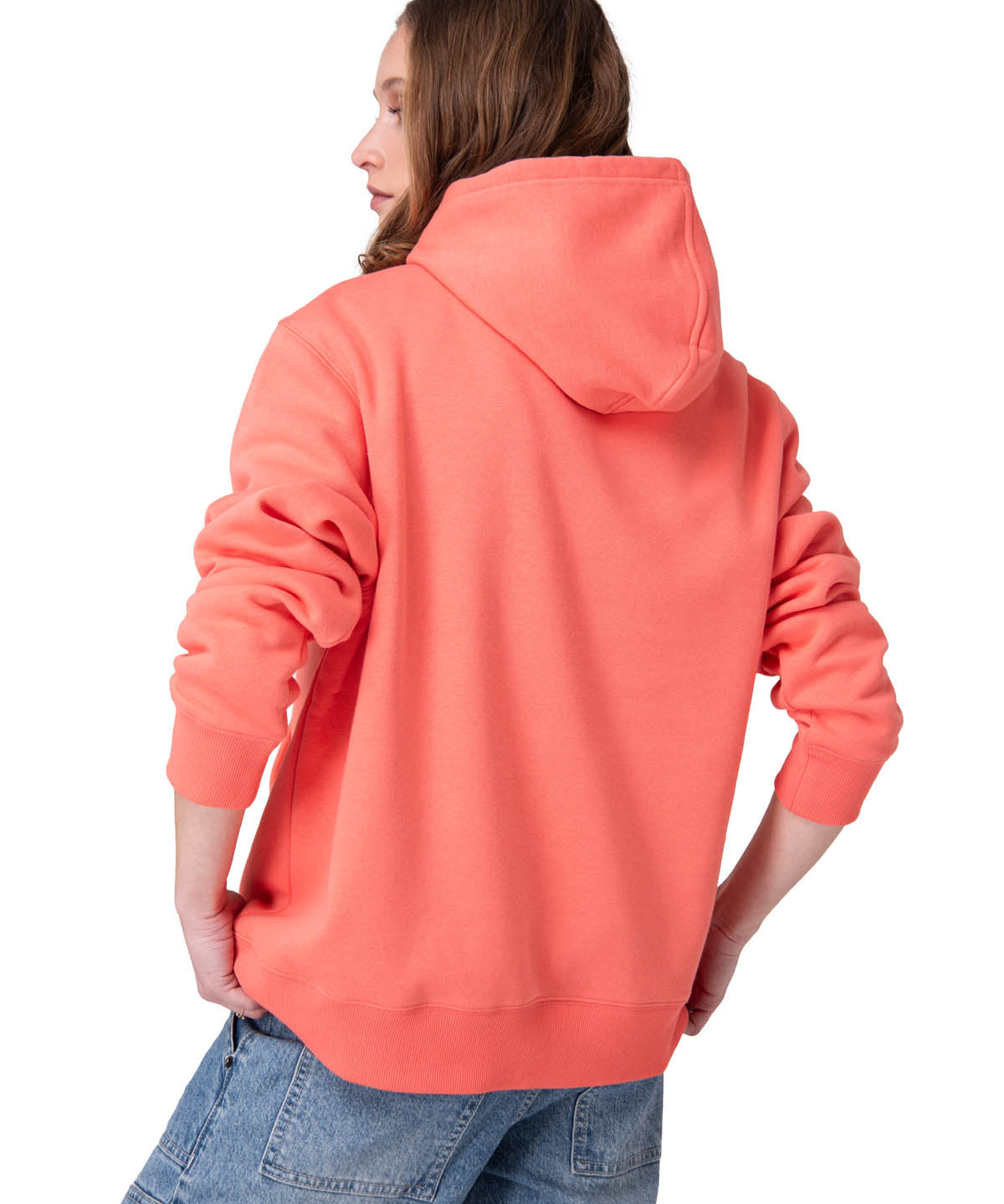 Poleron Mujer W Fleece Caterpillar Rosado