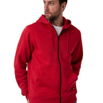 Polerón Con Gorro Hombre CAT Patch Full Zip Rojo Cat