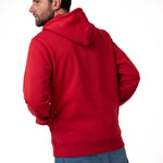 Polerón Con Gorro Hombre CAT Patch Full Zip Rojo Cat