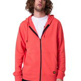 Poleron Hombre Fleece Cat Patch Ful Rosado