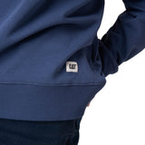 Poleron Hombre Cat Patch French Ter Azul