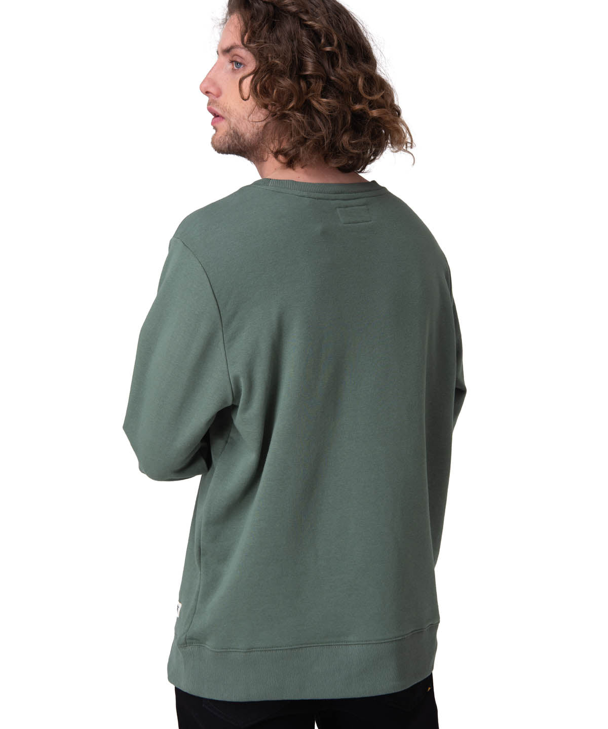 Poleron Hombre Cat Patch French Ter Verde