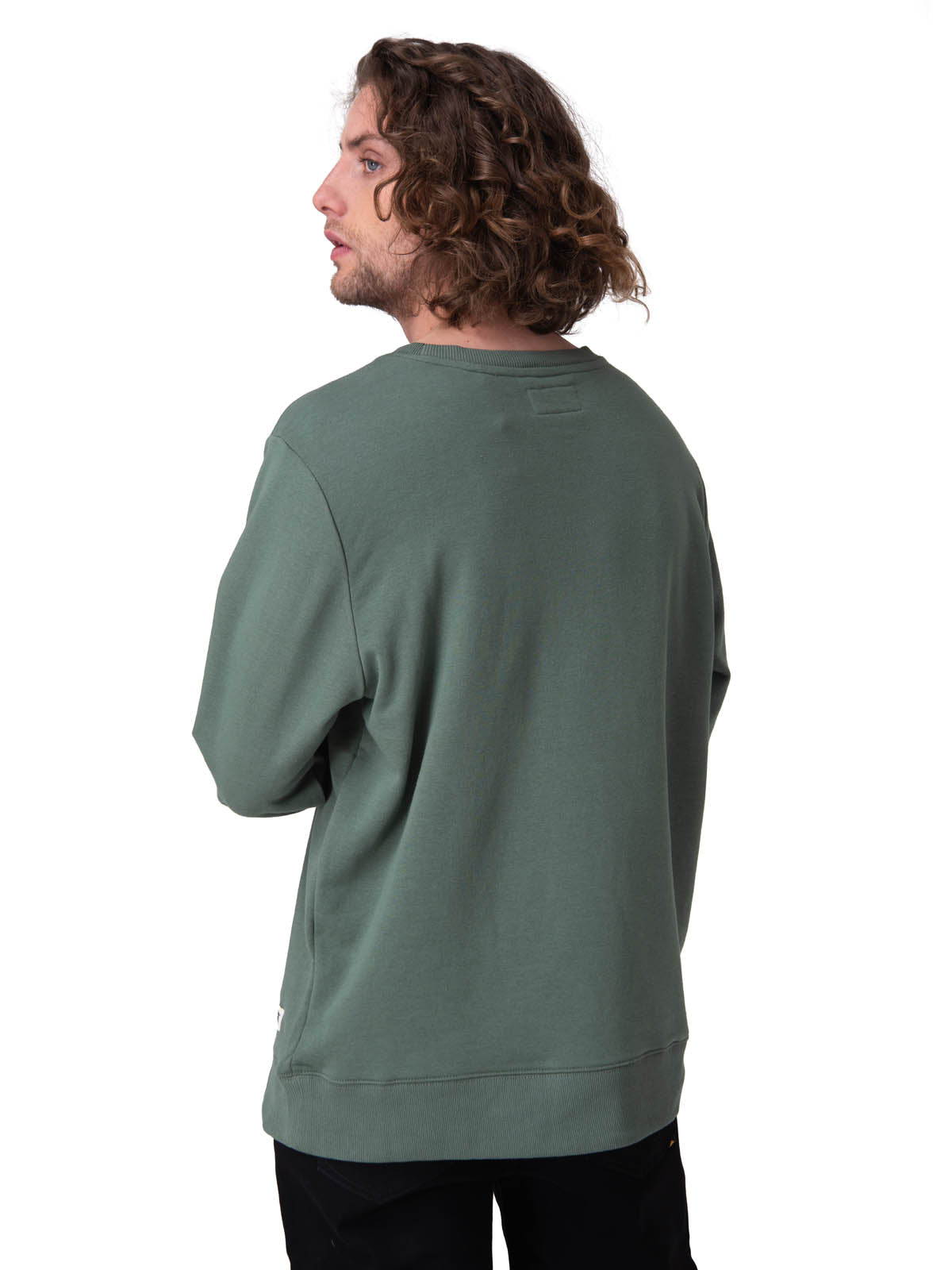 Poleron Hombre Cat Patch French Ter Verde