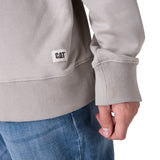 Poleron Hombre Cat Patch French Ter Gris
