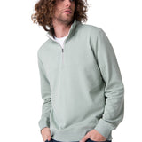 Poleron Hombre Quarter Zip Cozy Pul Verde