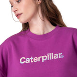 Poleron Mujer Relaxed Caterpillar Morado