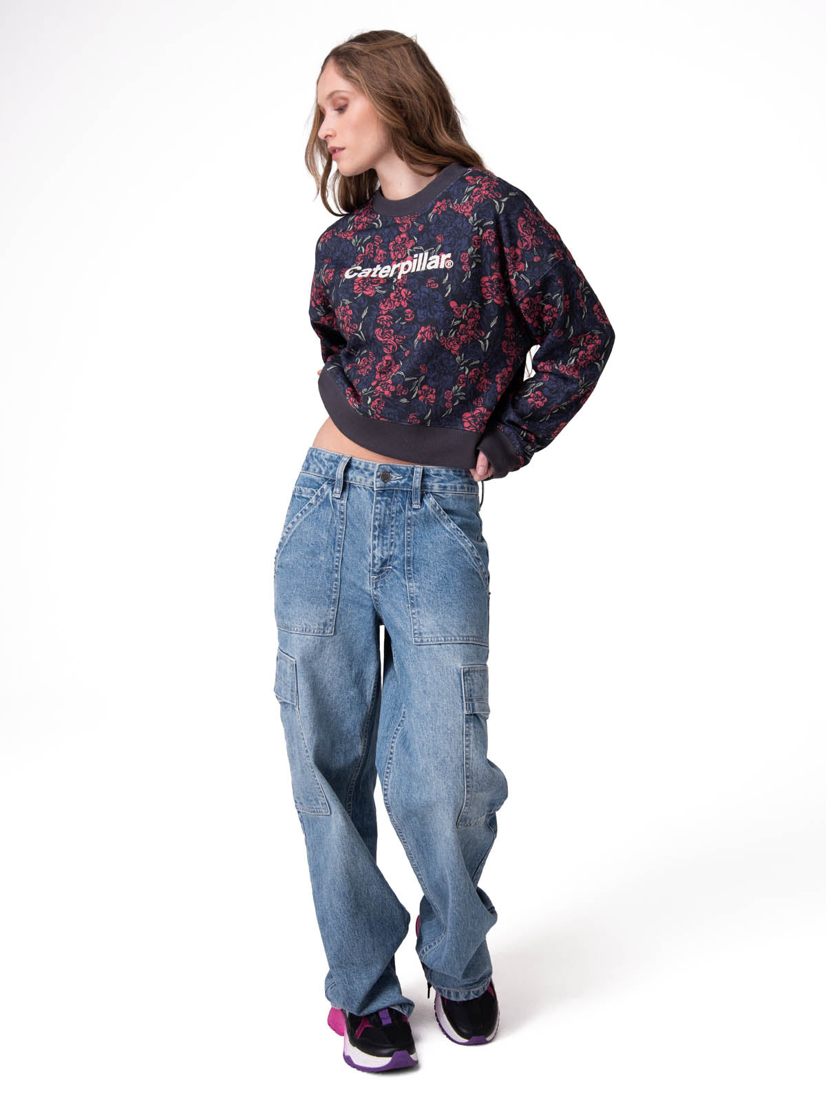 Poleron Mujer Relaxed Caterpillar Multicolor