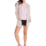 Sweater Casual Mujer HACCI SWEATER CARDIGAN Blanco CAT