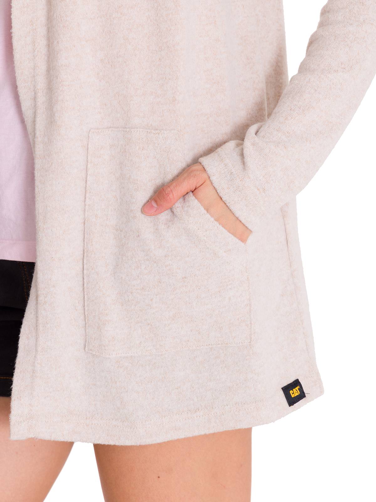 Sweater Casual Mujer HACCI SWEATER CARDIGAN Blanco CAT