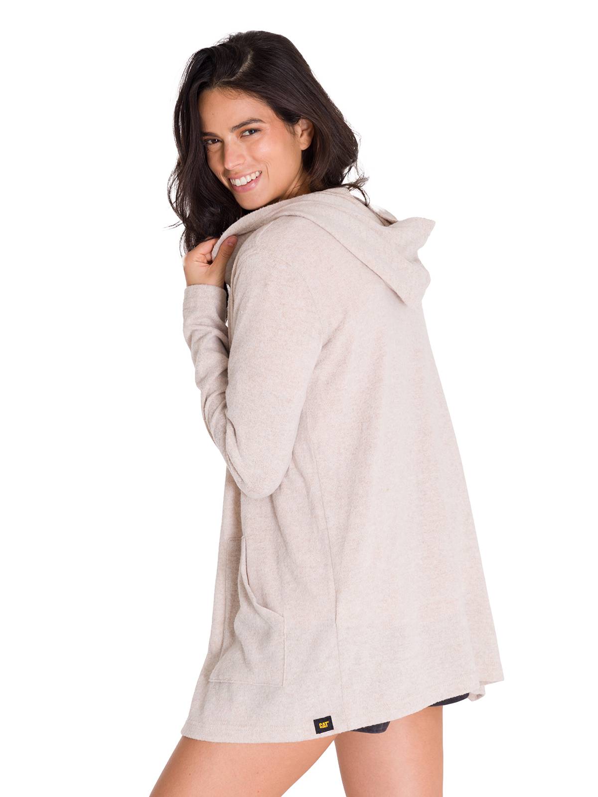 Sweater Casual Mujer HACCI SWEATER CARDIGAN Blanco CAT