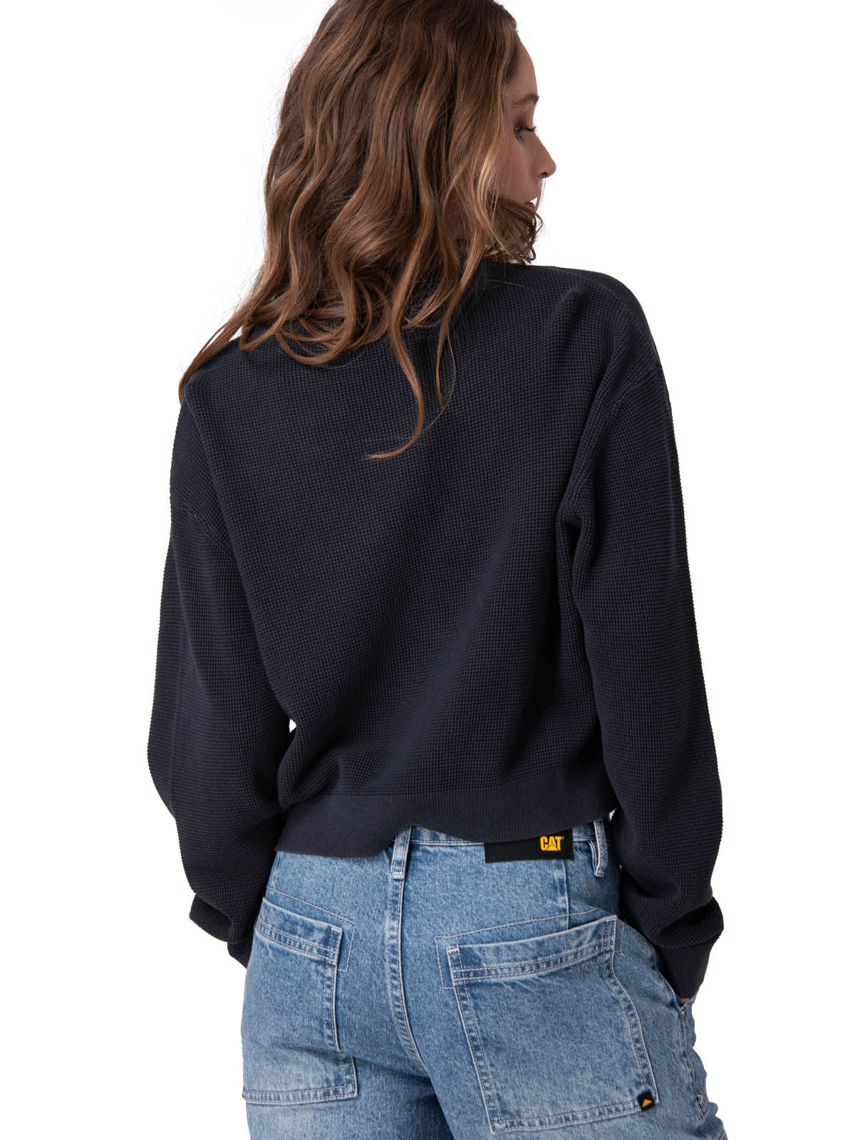 Sweater Mujer Full Fashion Cardiga Negro