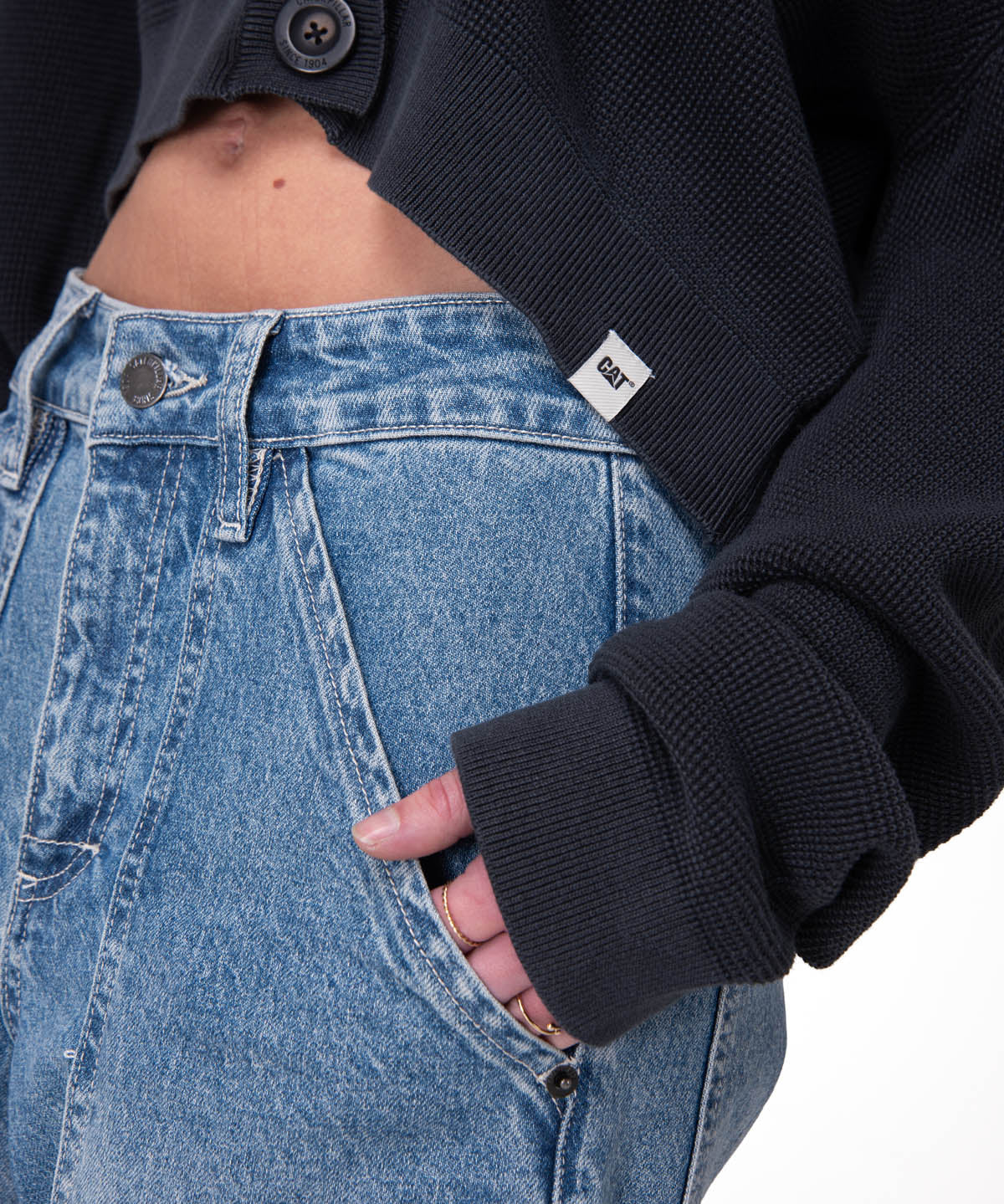 Sweater Mujer Full Fashion Cardiga Negro