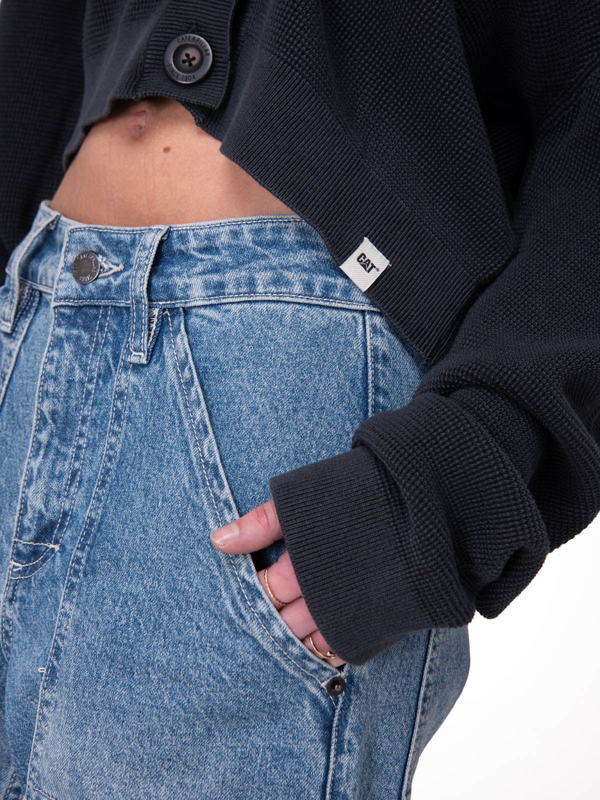 Sweater Mujer Full Fashion Cardiga Negro