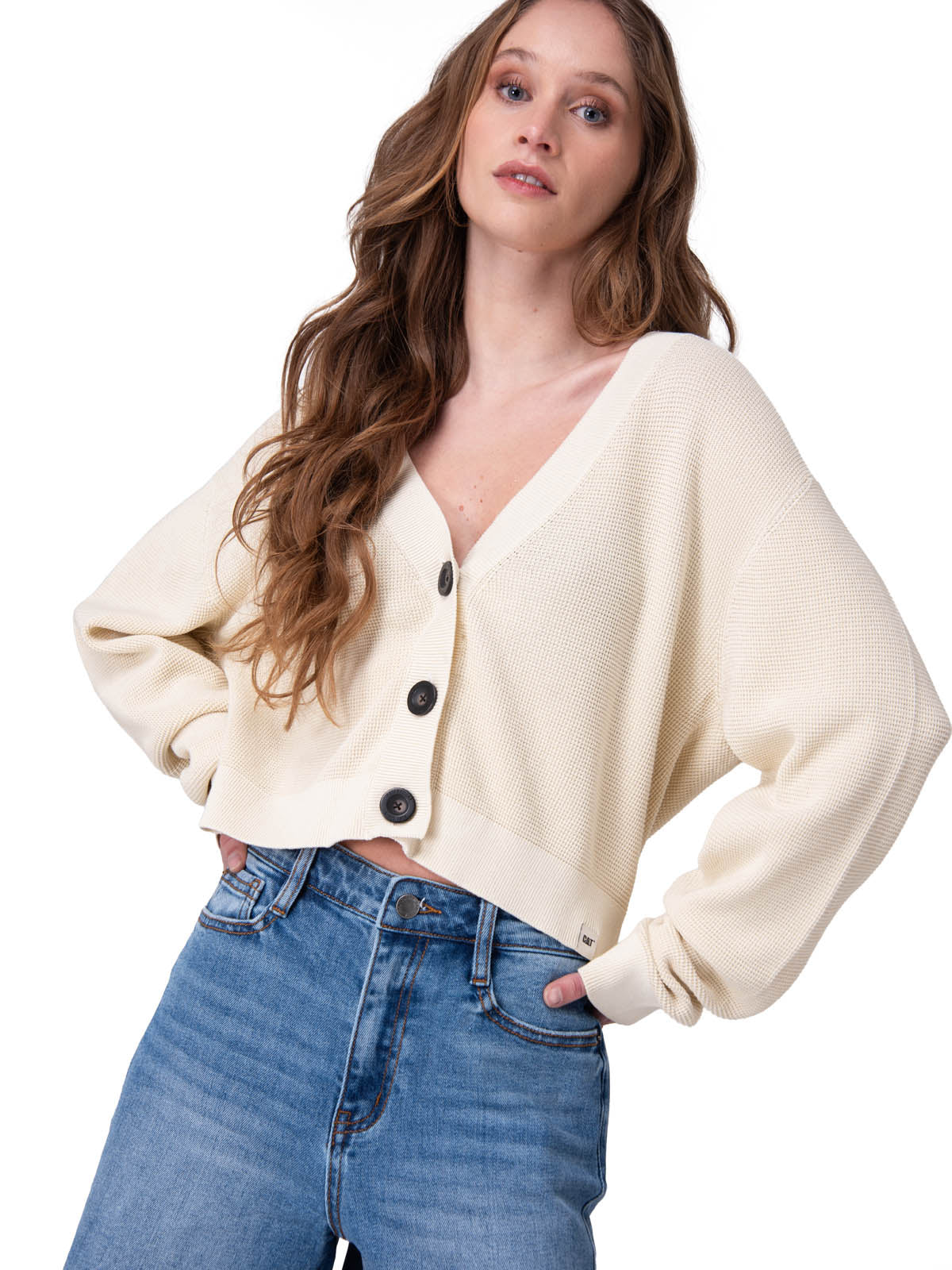 Sweater Mujer Full Fashion Cardiga Rosado