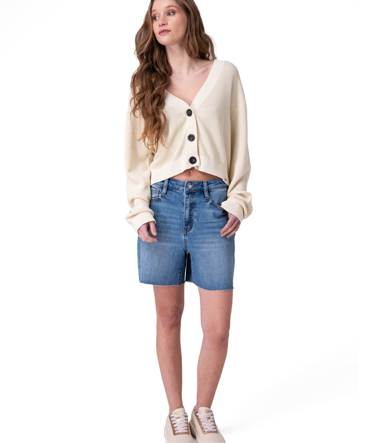 Sweater Mujer Full Fashion Cardiga Rosado