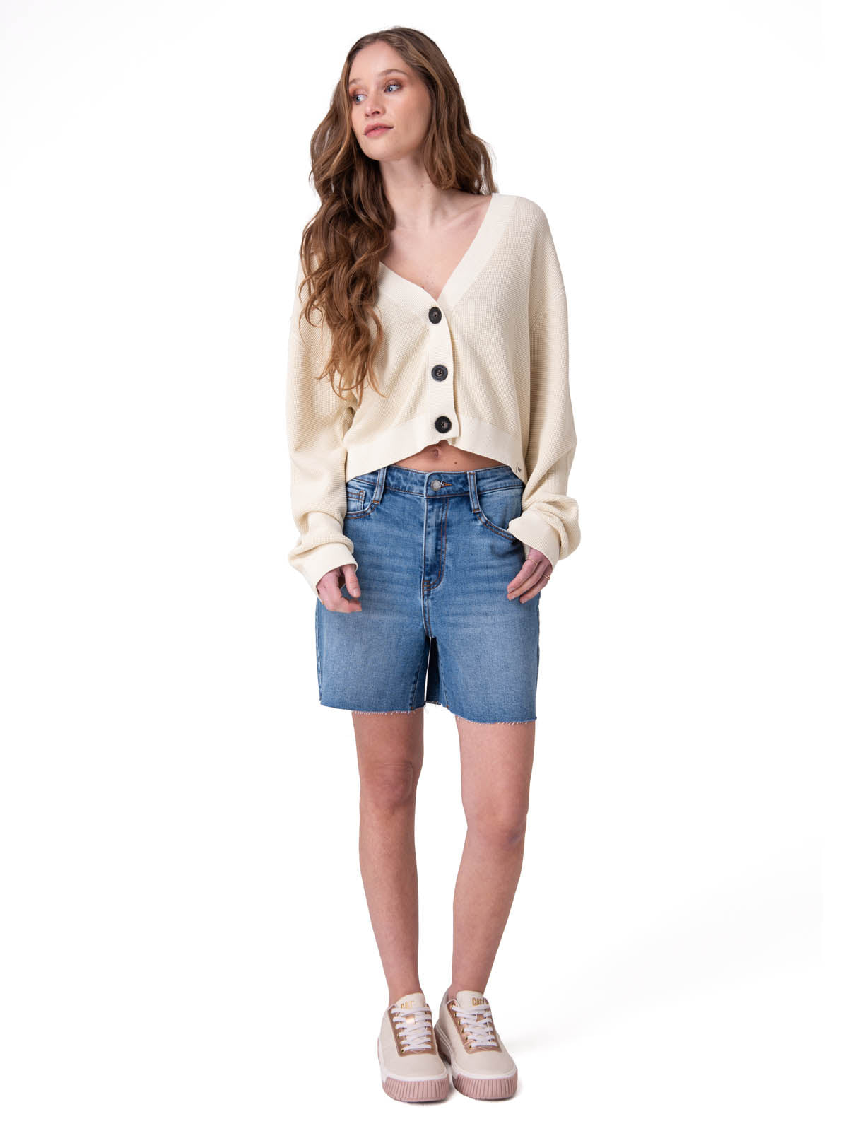 Sweater Mujer Full Fashion Cardiga Rosado