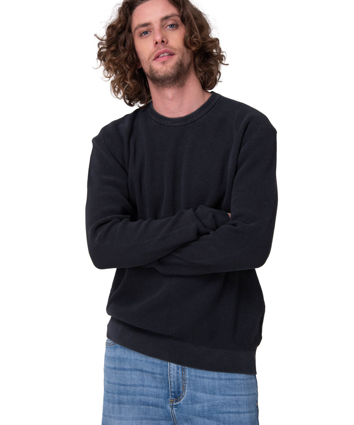 Sweater Hombre Full Fashion Pullove Negro