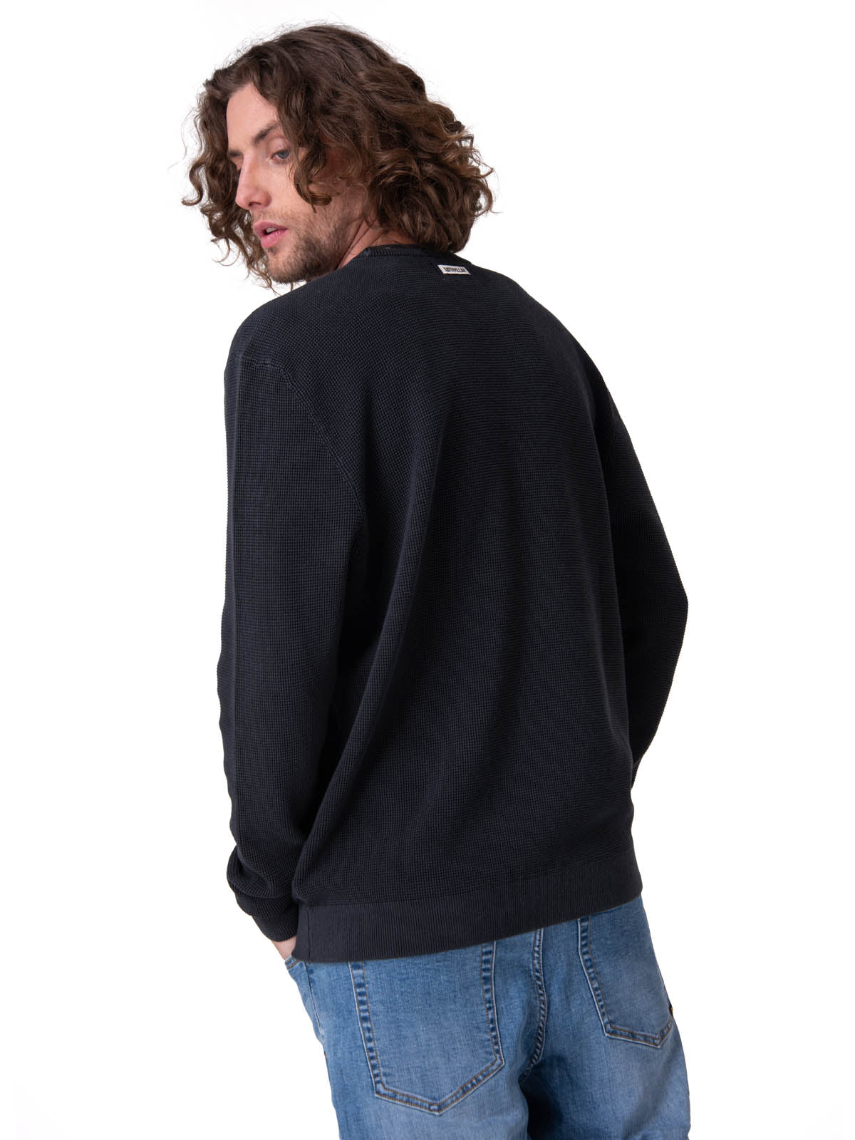 Sweater Hombre Full Fashion Pullove Negro