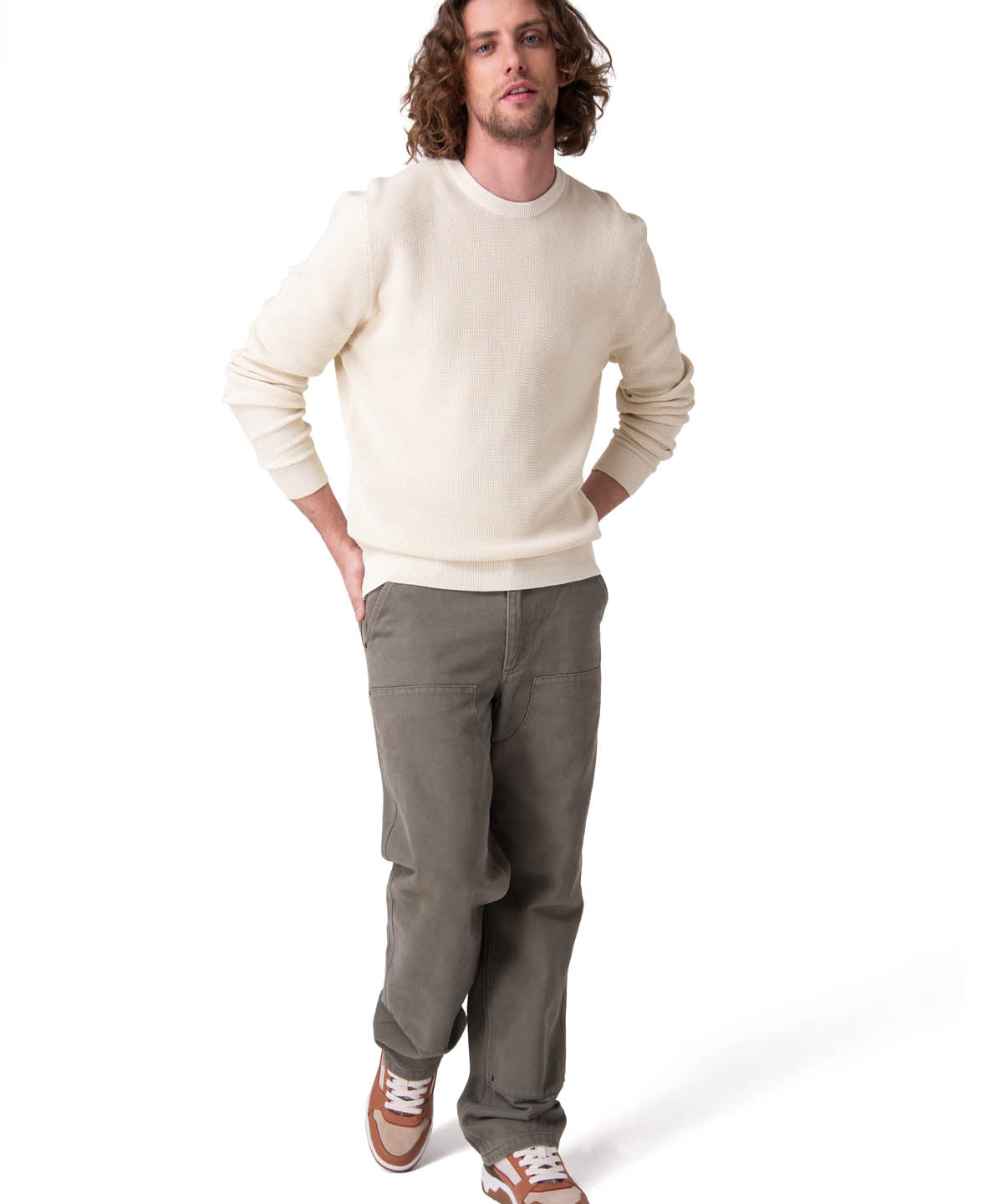 Sweater Hombre Full Fashion Pullove Rosado