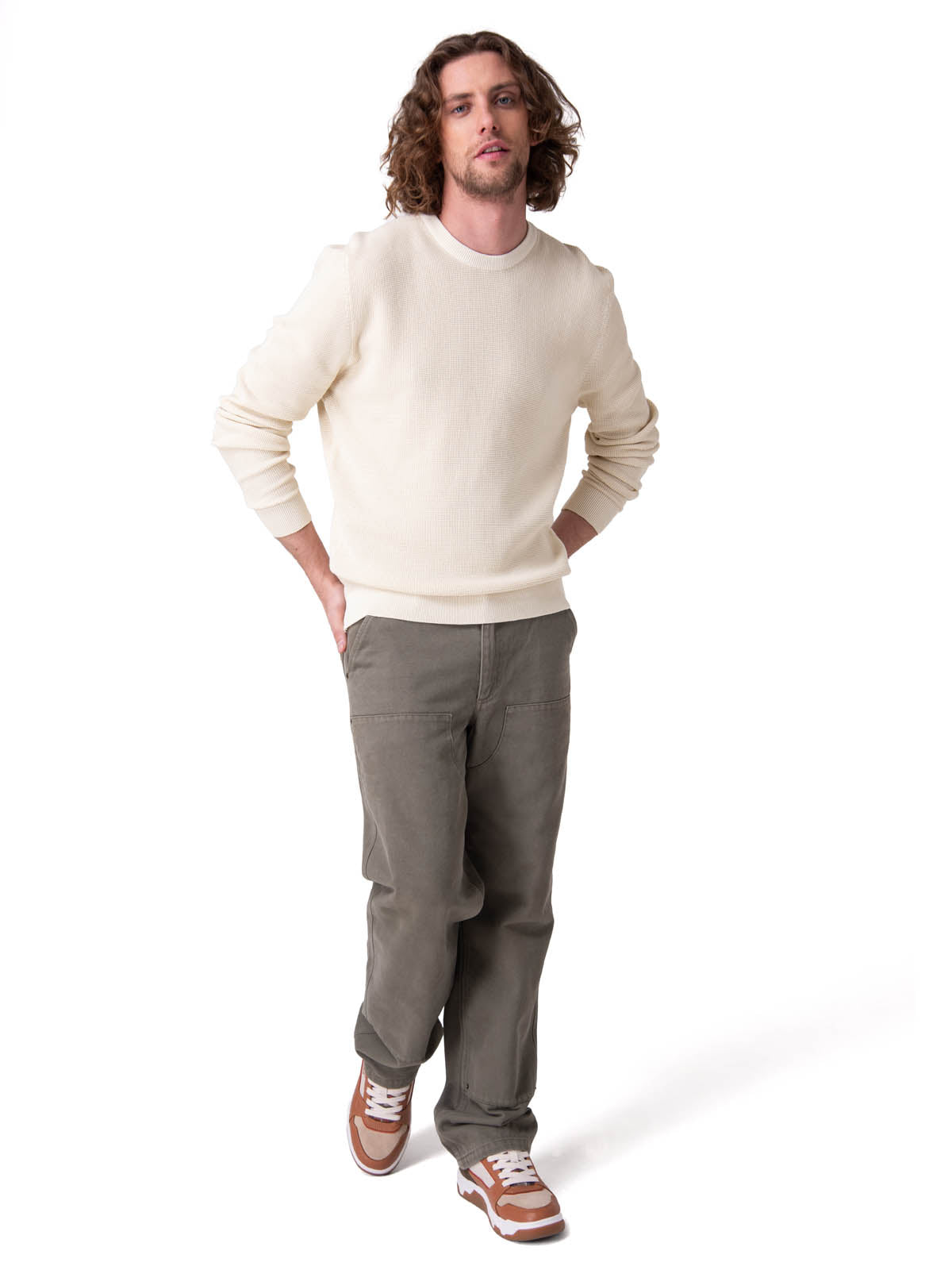 Sweater Hombre Full Fashion Pullove Rosado