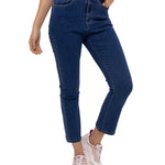 Jeans Casual Mujer W High Rise Crop Bootcut Jean Azul Cat