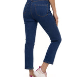 Jeans Casual Mujer W High Rise Crop Bootcut Jean Azul Cat