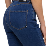Jeans Casual Mujer W High Rise Crop Bootcut Jean Azul Cat