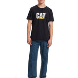 Jeans Recto Hombre Rigid Denim Straight Azul Marino Cat