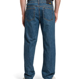 Jeans Recto Hombre Rigid Denim Straight Azul Marino Cat