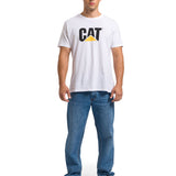 Jeans Recto Hombre Rigid Denim Straight Azul Cat