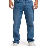 Jeans Recto Hombre Rigid Denim Straight Azul Cat