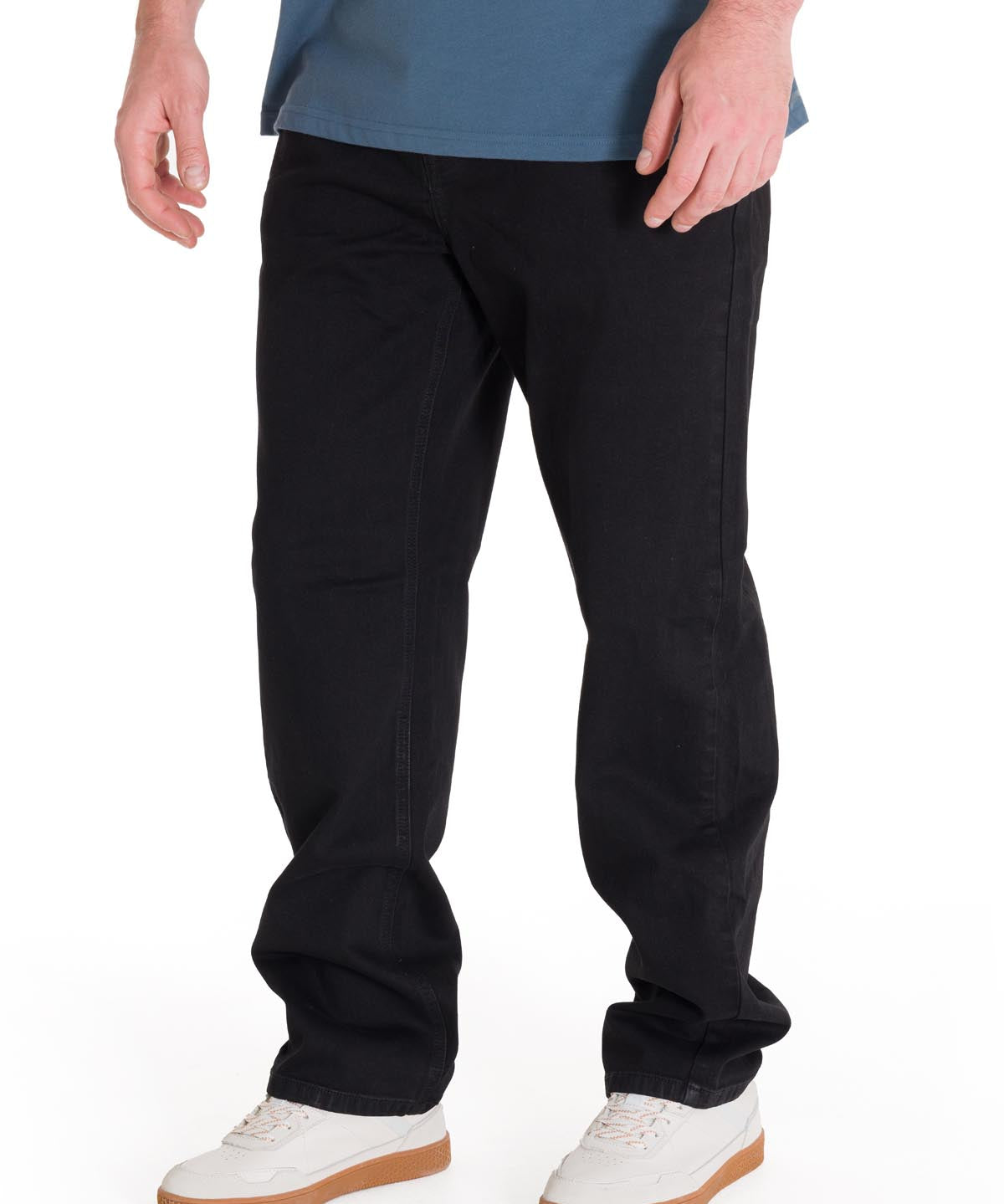 Jeans Stretch Hombre Triblend Denim Original Negro Cat