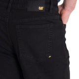 Jeans Stretch Hombre Triblend Denim Original Negro Cat
