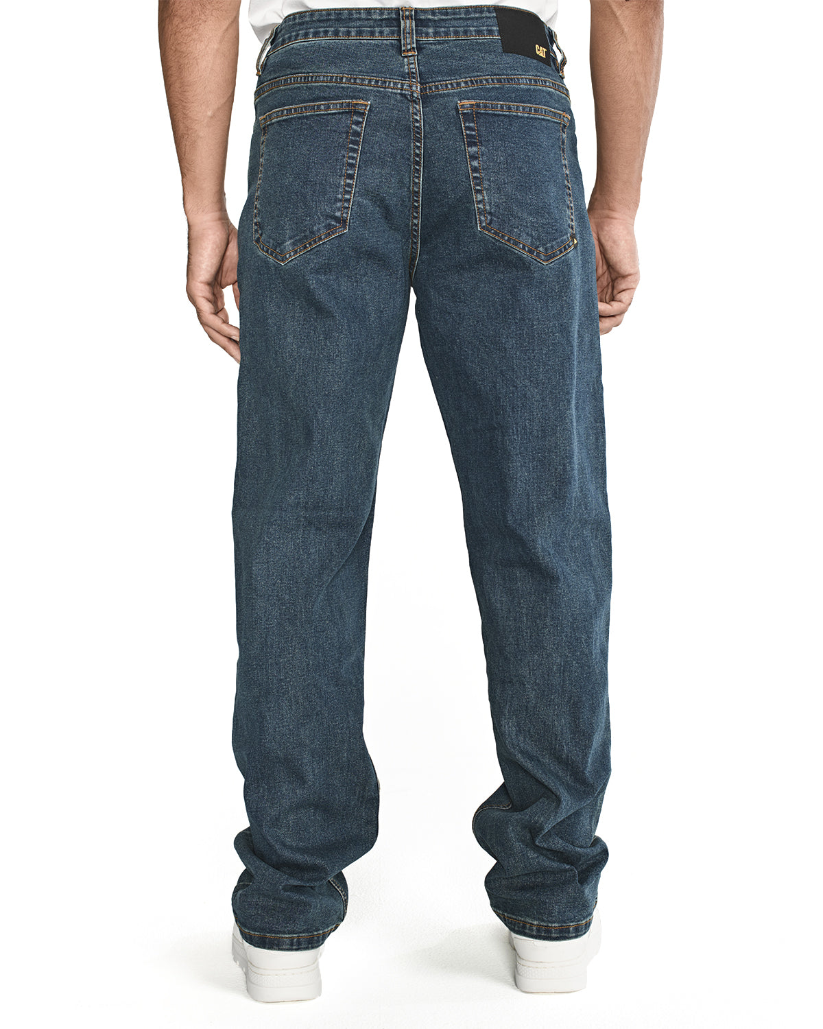 Jeans Casual Hombre Triblend Stretch Denim Original Azul Cat